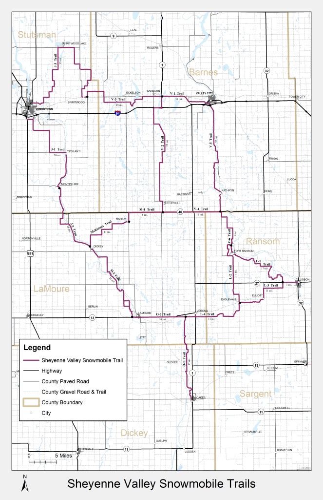 13 Sheyenne Valley Trail « Snowmobile North Dakota Official site